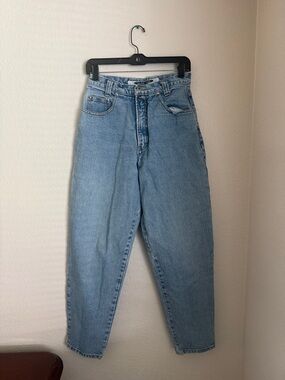 anchor blue Vintage Light Blue Boyfriend baggy 80s Jeans